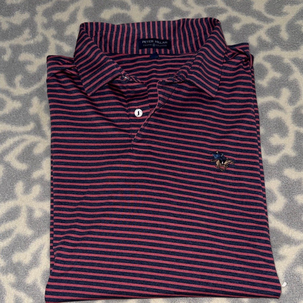 ⛳️ Peter Millar Sleepy Hollow⛳️ EUC Men’s XL Classic Drifit Polo. Like new!